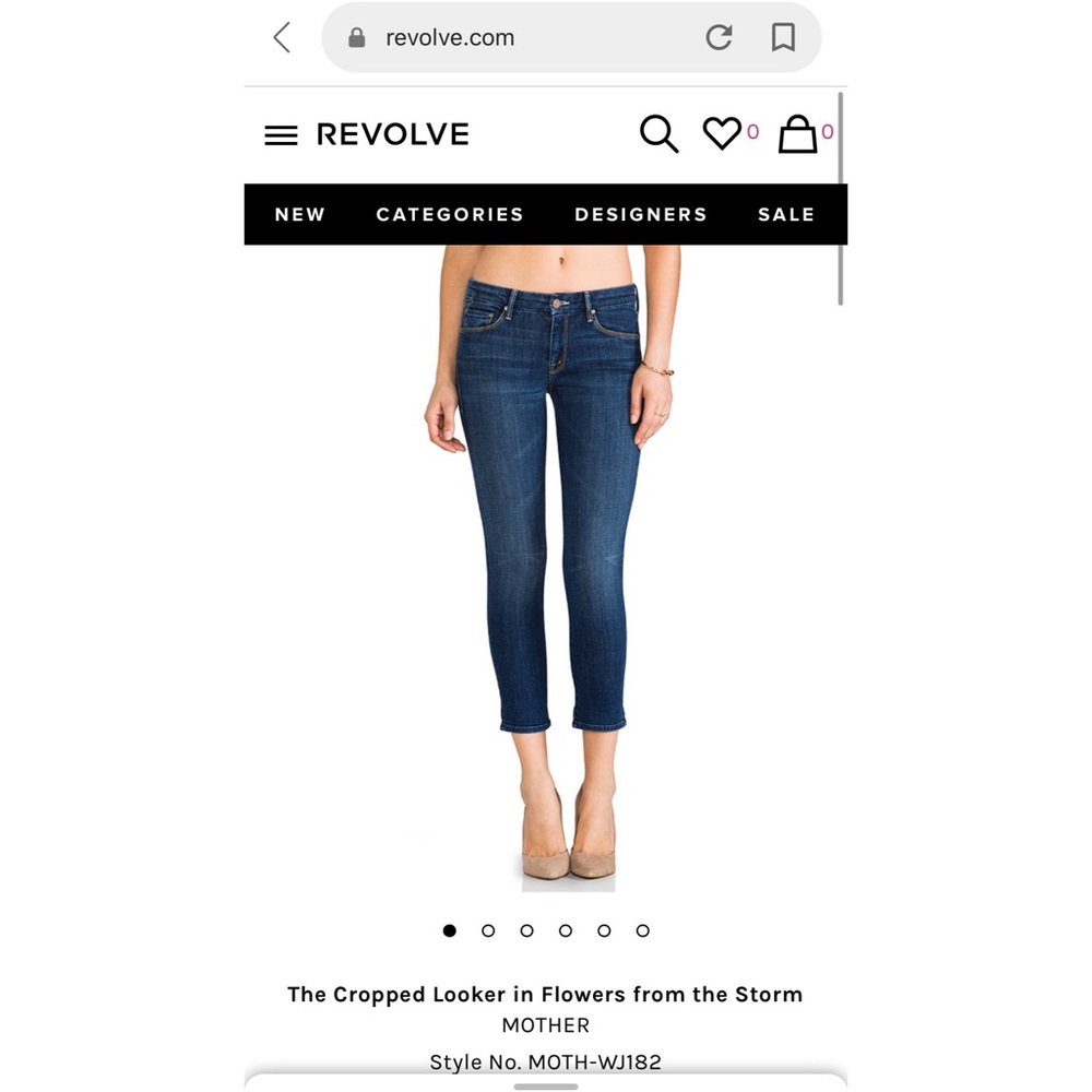 ✨ MOTHER Jeans - The Looker Crop